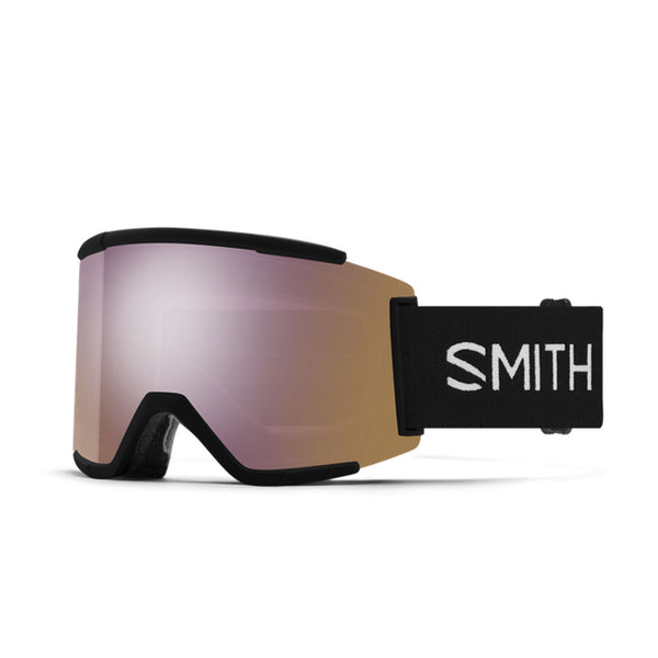 Smith 25/26 Squad XL Goggles - Black + ChromaPop Everyday Rose Gold Mirror