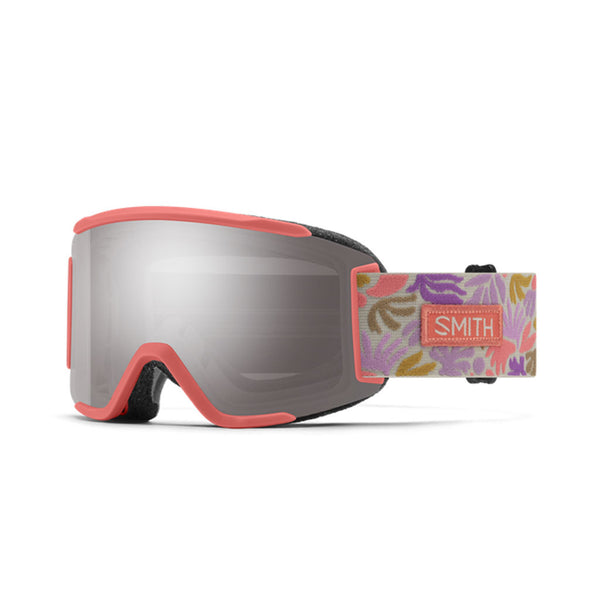 Smith 25/26 Squad S Goggles - Flare Flora + ChromaPop Sun Platinum Mirror