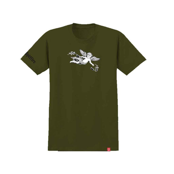 Spitfire Molotov Angel S/S Tee - Military Green