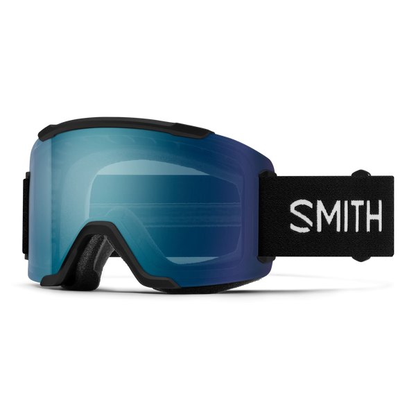 Smith 26/27 Squad Goggles - Black + ChromaPop Everyday Blue Mirror