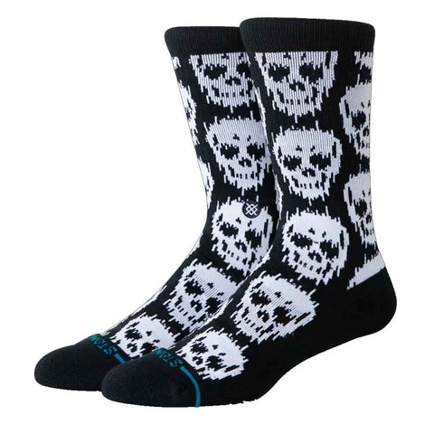 Stance Static Skull Crew Sock