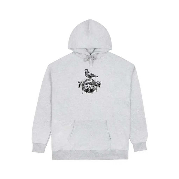 Thrasher x Anti Hero Cover the Earth Hoodie - Ash Grey