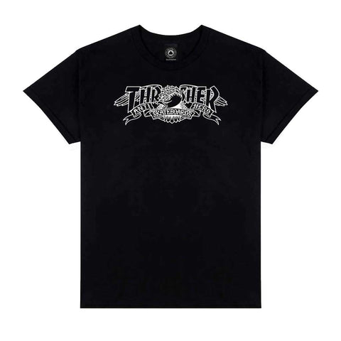 Thrasher x Anti Hero Mag Banner S/S Tee - Black