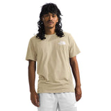 The North Face Box NSE Tee - Gravel/Black 4D52