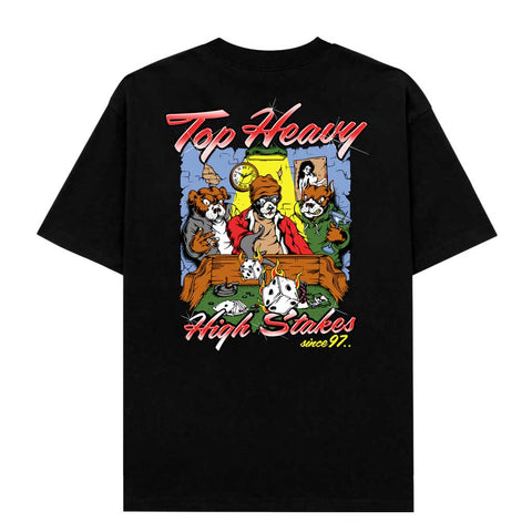Top Heavy High Stakes Tee - Black