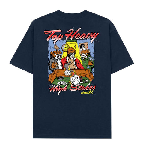 Top Heavy High Stakes Tee - Navy