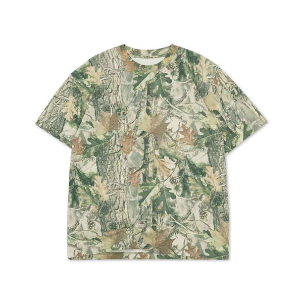 Cotton Collective 7.5oz Oversized Box Washed S/S Tee - Tree Camo