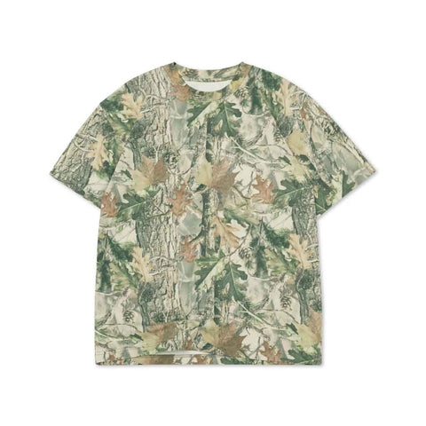 Cotton Collective 7.5oz Oversized Box Washed S/S Tee - Tree Camo
