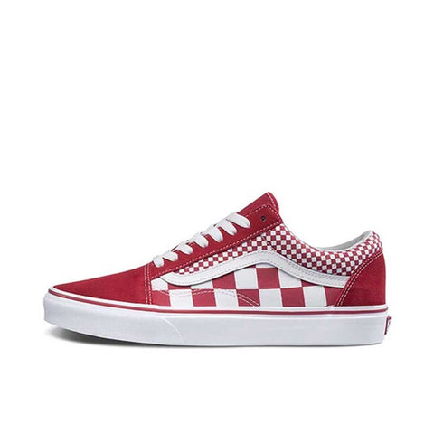 Vans Old Skool Mix Checker - Chili Pepper/White