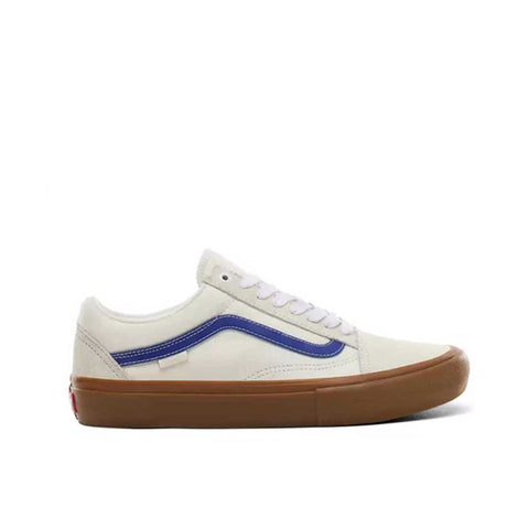 Vans Old Skool Pro - Marshmallow/Blue