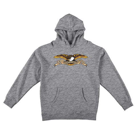 Antihero HD Eagle Hood - Grey Heather