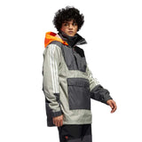 Adidas 20/21 Anorak Jacket - Grey/Grery/Orange Side 2