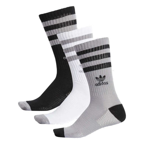 Adidas OG Roller 3pk Crew Socks - Light Onyx