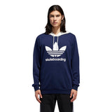 Adidas Clima 3.0 Hood - Collegiate Navy / Pale Melange / White Front with model