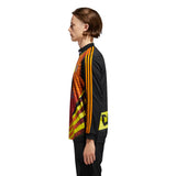 Adidas Na-Kel Jersey - Black/Yellow/Bright Orange/Red Side with Model
