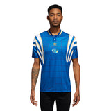 Adidas Teixeira Jersey - Collegiate Royal/Bold Gold/White Front with model