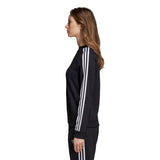 Adidas Women's Trefoil Sweatshirt - Black Side with model