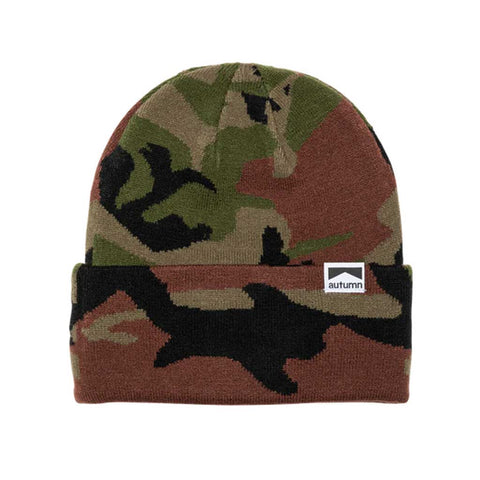 Autumn Camo Beanie - Army