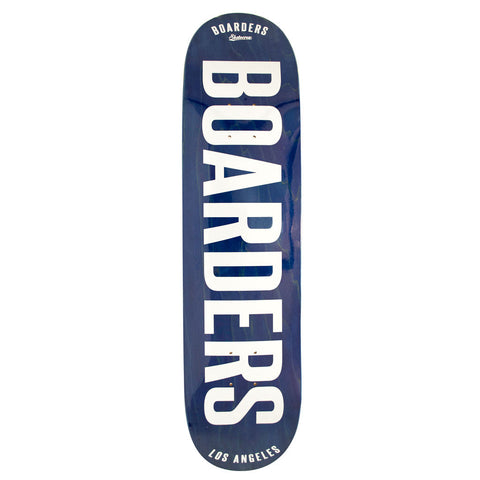 Boarders Bold Blue Skateboard Deck
