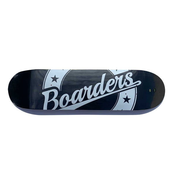 Boarders Crest XL Deck - Black/White