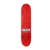 Baker Brand Logo Deck - White/Red/Black Front