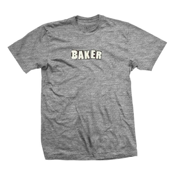 Baker Baker Brand Logo Tee - Athletic Heather