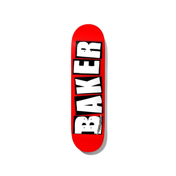 Baker Brand Logo Mini Deck - White/Red/Black