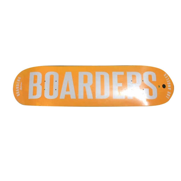 Boarders Bold Skateboard Deck - Orange