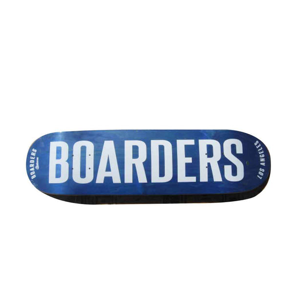 Boarders LA Bold Skateboard Deck Blue