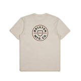 Brixton Crest II S/S T-shirt - Cream2