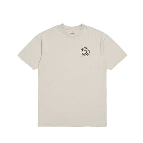 Brixton Crest II S/S T-shirt - Cream