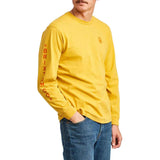 Brixton Frame L/S - Yellow Front with model