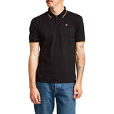 Brixton Guard S/S Polo - Black Front with model