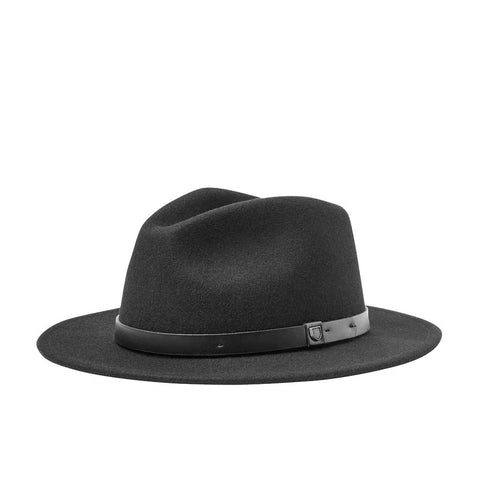 Brixton Messer Fedora - Black/Black