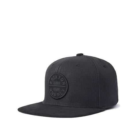 Brixton Oath III Snapback - Black/Black/Black