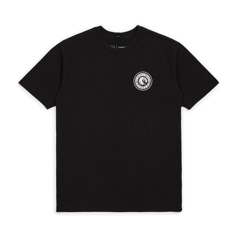 Brixton Rival S/S T-shirt - Black/Grey Front