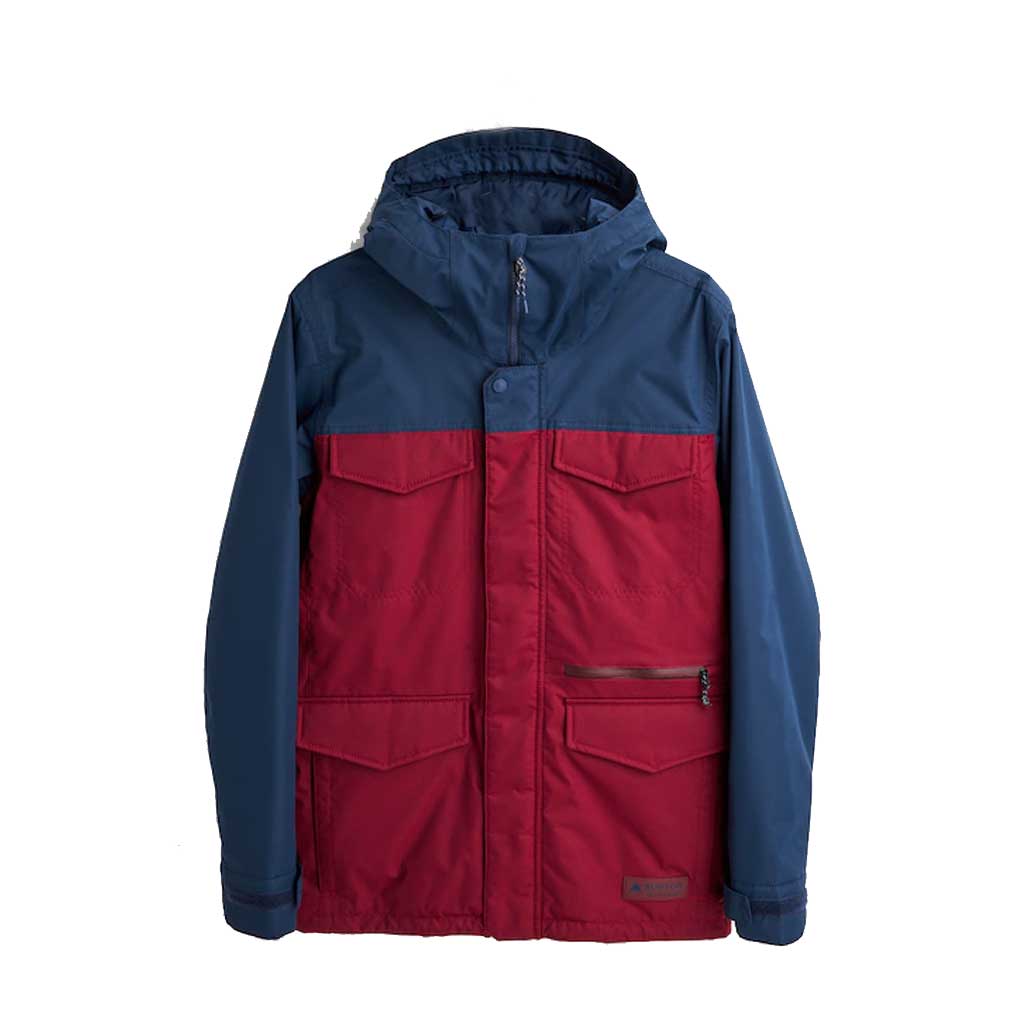 Burton 21/22 Covert Jacket - Dress Blue/Mulled Berry | Boarders Burton 21/22 Covert Jacket - Dress Blue/Mulled Berry | Boarders
