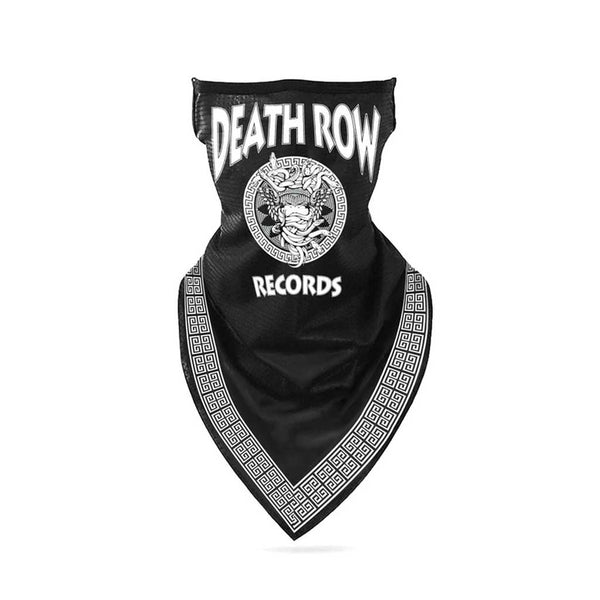 Crooks & Castle x Death Row Greco Medusa Bandana Mask - Black Front