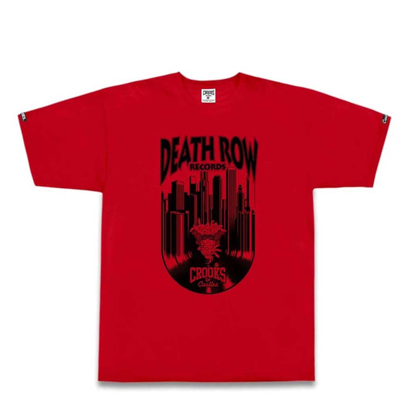 Crooks and Castles x Death Row Vinyl Medusa T-shirt - Red