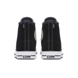 Converse CTAS Pro Hi - Black/White/Suede Heel
