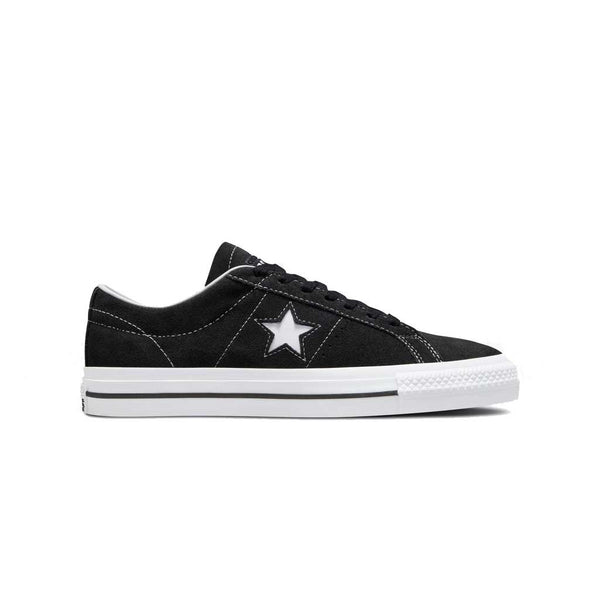 One Star R Converse One Star Pro - Black/Black/White | Boarders