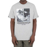 Crooks and Castles Home Grown Tee - Heather Grey Front