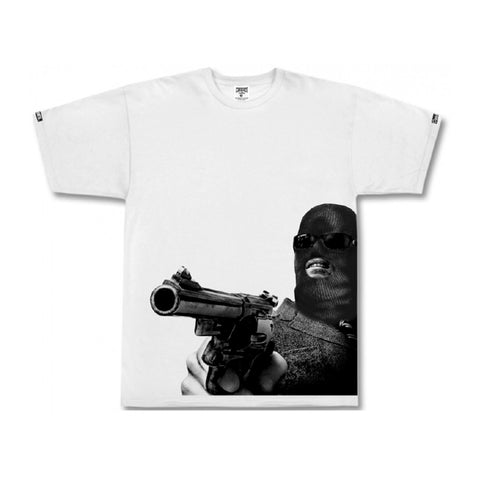 Crooks and Castles Knit Crew Stick Em Up T-Shirt  - White