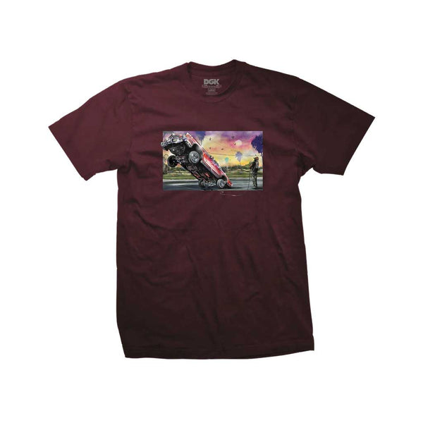 DGK Hopper Tee - Burgundy