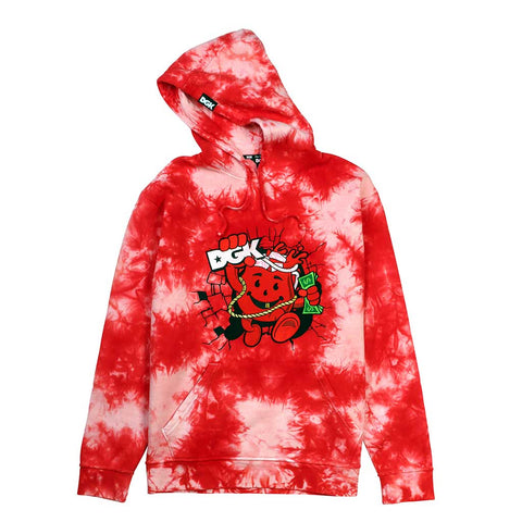 DGK x Kool-Aid Smash Hooded Fleece - Red Tie Dye