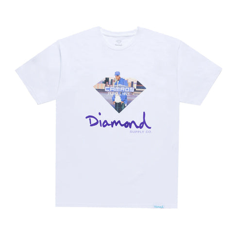 Diamond x Cam'Ron Sign Tee - White Front