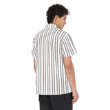 Dickies Skate Woven Shirt - White/Lotus/Black Stripe2