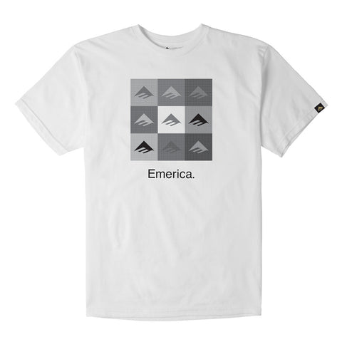 Emerica Square Tone Tee - White