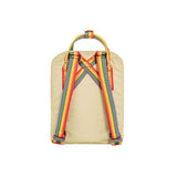 Fjallraven Kanken Rainbow Mini Backpack - Light Oak/Rainbow2