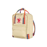 Fjallraven Kanken Rainbow Mini Backpack - Light Oak/Rainbow3